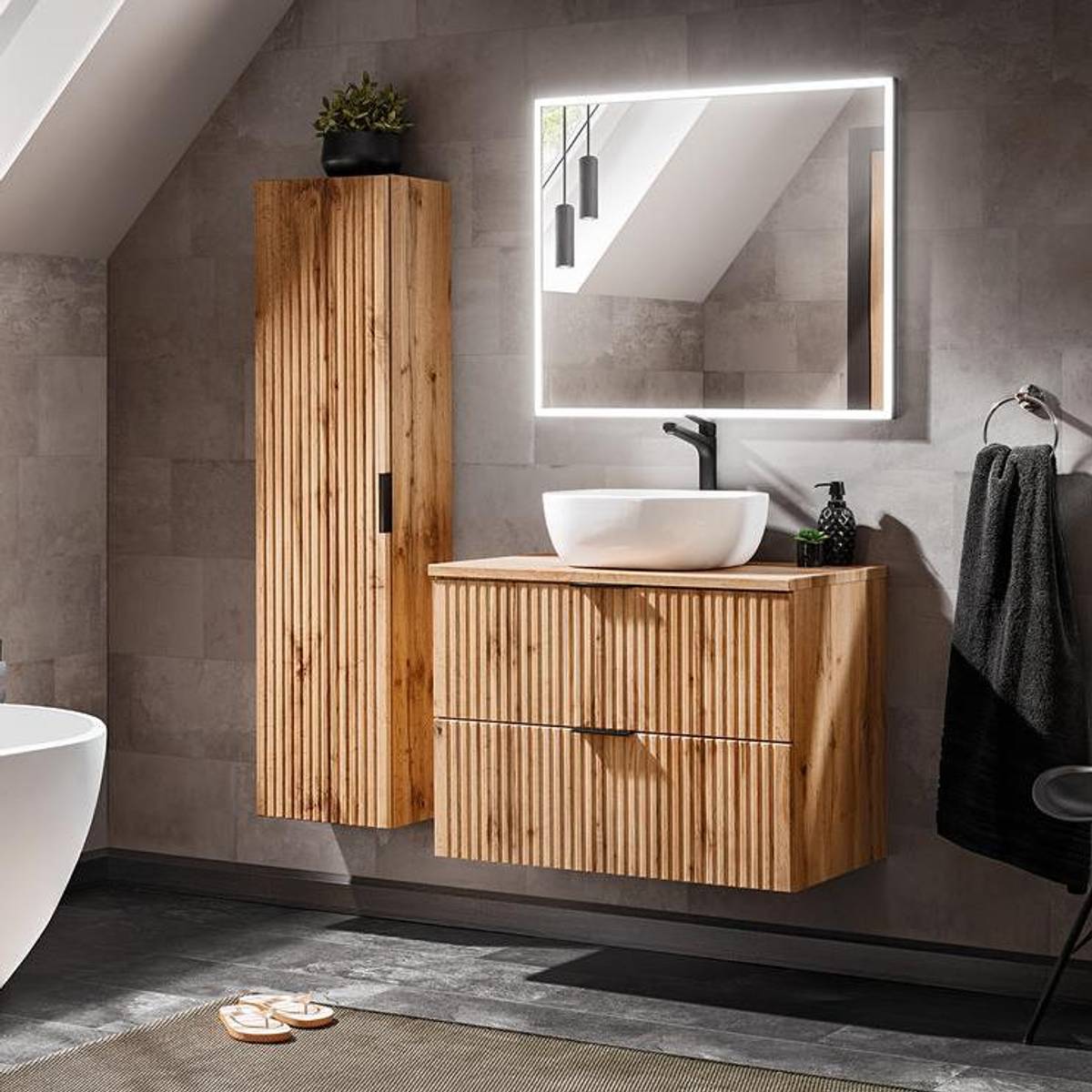 ADEL OAK 60CM SERVANTSKAP
