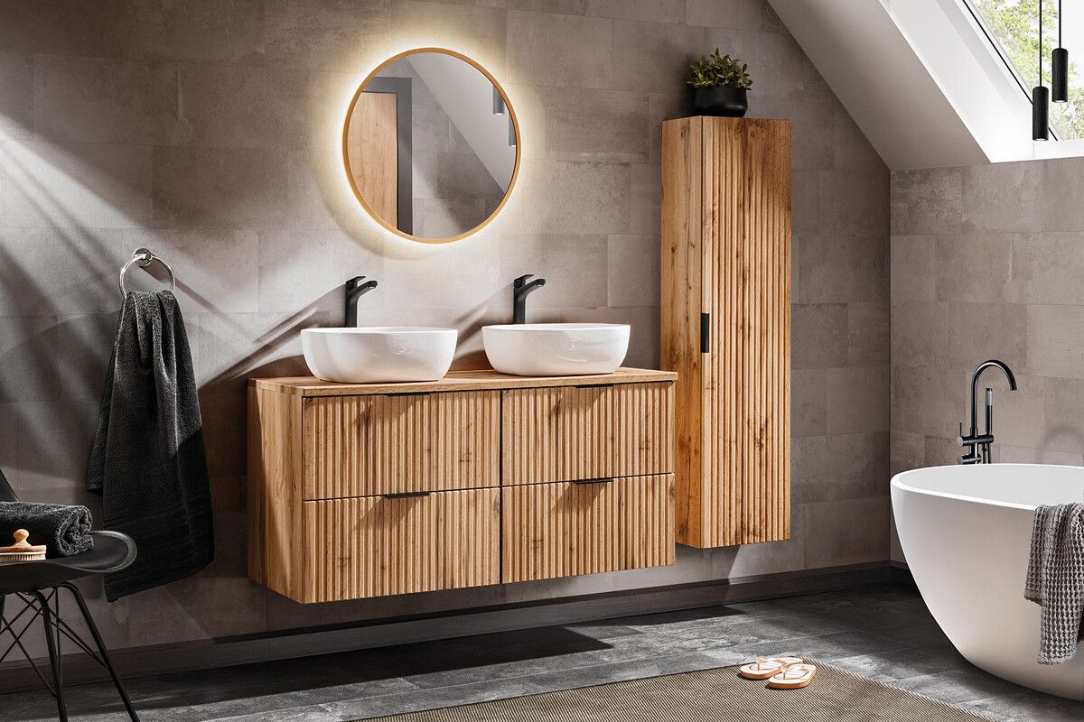 ADEL OAK 120CM BENKEPLATE